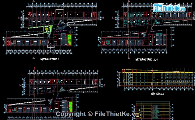 Đồ án Kiến trúc,trường đại học kiến trúc,File cad